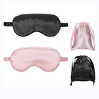 Soft Satin Sleep Eye Mask with Adjustable Band