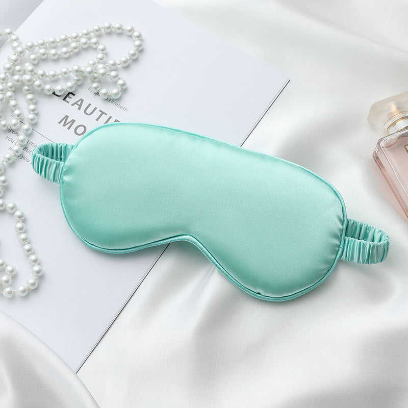 Soft Satin Sleep Eye Mask with Adjustable Band