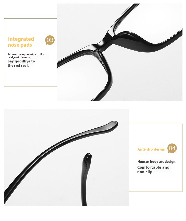 Color Changing 5025 Orange Anti-blue Light UV Glasses CR39