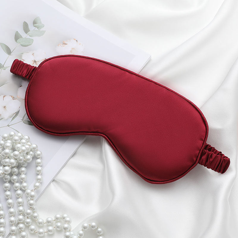 Soft Satin Sleep Eye Mask with Adjustable Band