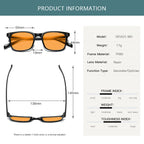 Color Changing 5025 Orange Anti-blue Light UV Glasses CR39