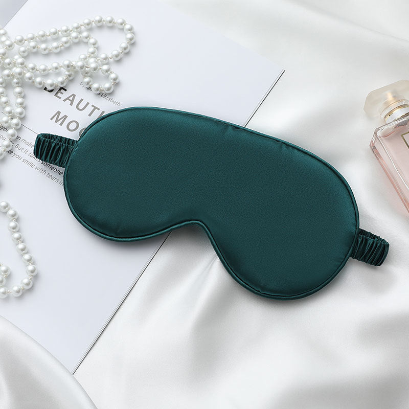 Soft Satin Sleep Eye Mask with Adjustable Band